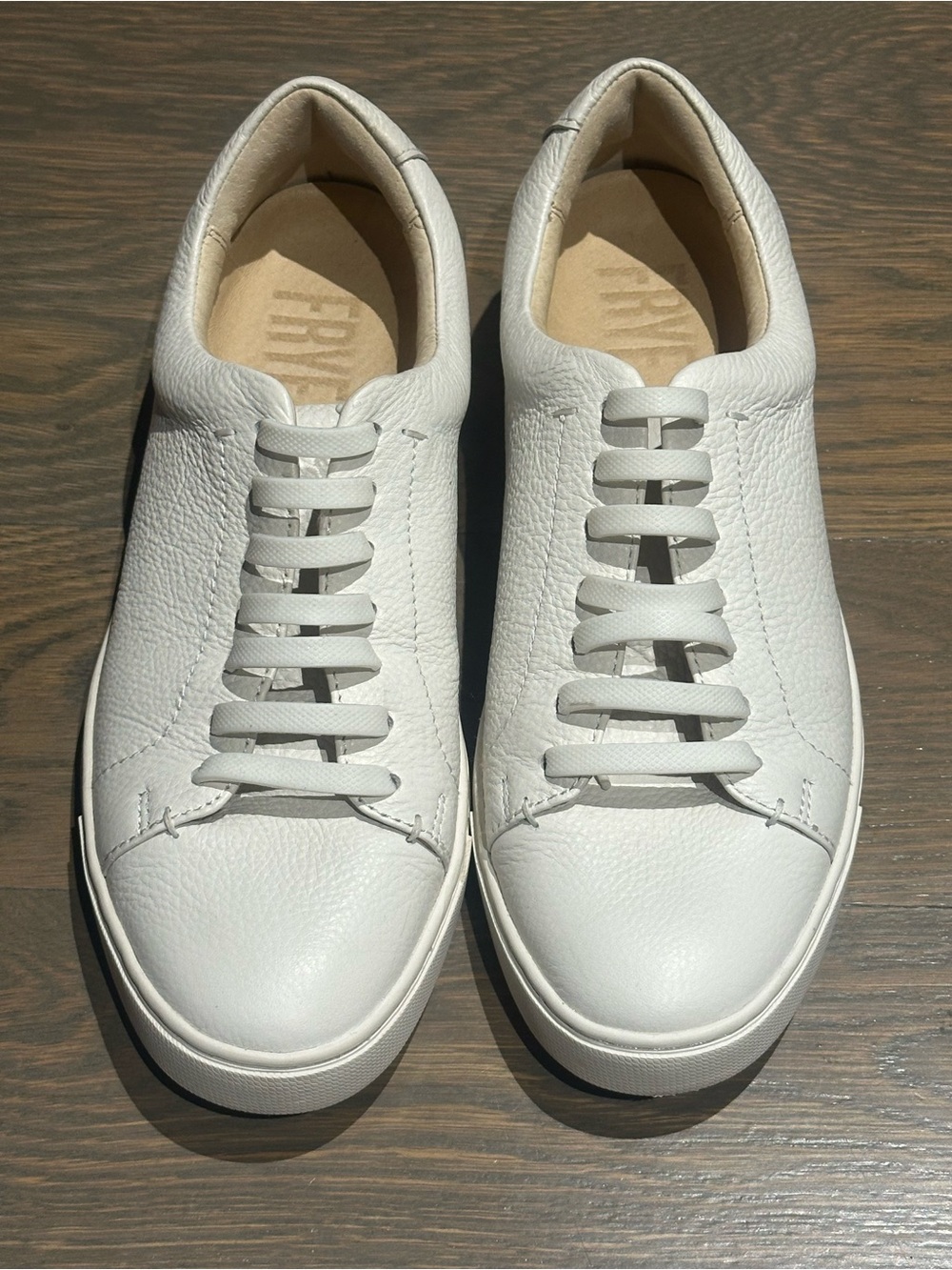 Frye Ivy Low Lace Sneakers - White - 8